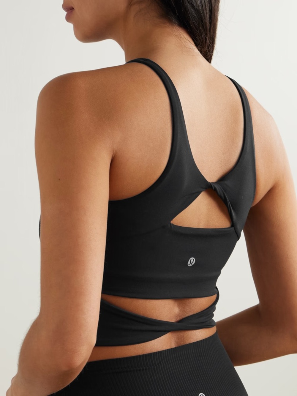 *Rare* Lululemon Align Twist-Back Tank, Size 8 Black